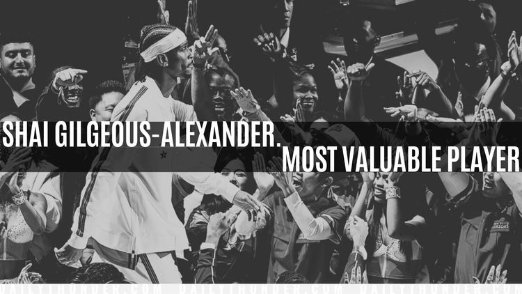 SGA is (still) the Most Valuable Player